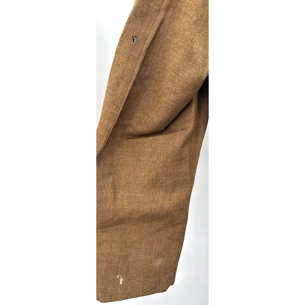 WWII 7th Army Specialist Coat Jacket Brown - Picture 5 of 8